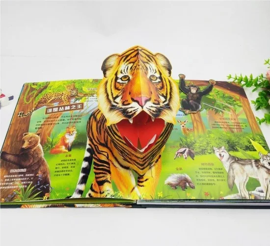 Libri 3D per bambini pop-up creativi OEM Magic