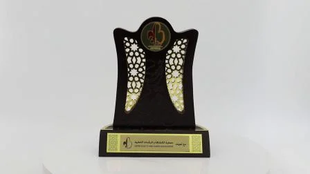 Promozione Metal Craft Art Gold Trofeo individuale Musica Danza Trofeo Coppa con base in plastica/legno (12)