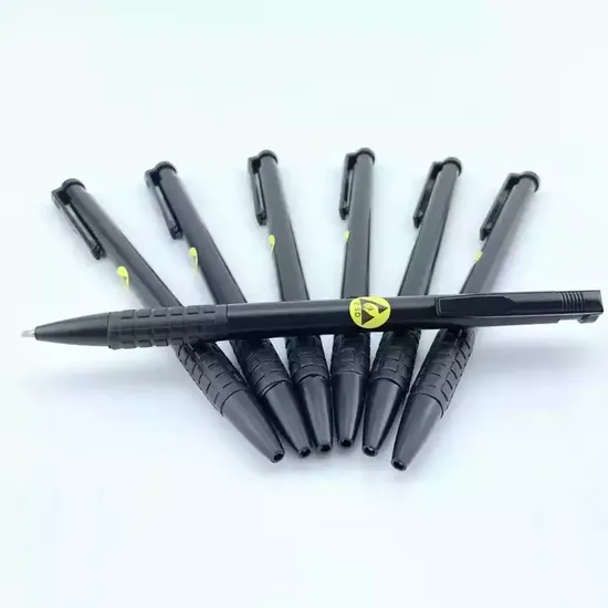 Portapenne nero antistatico ESD / Contenitore nero per penne ESD per ufficio / Cancelleria per penna ESD