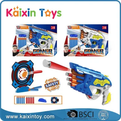 Pistola giocattolo per bambini di vendita caldi all'aperto Gioco di tiro in schiuma sicura Dart Soft Bullet Armi Pistola giocattolo