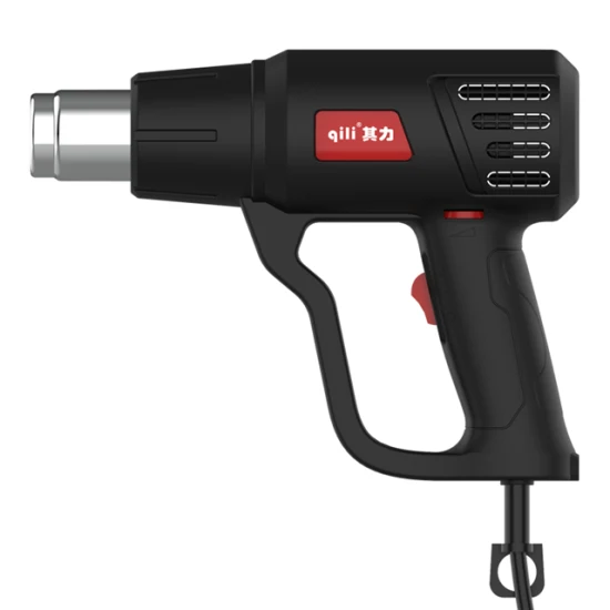 Qili 85A2 2000W Pistola termica elettrica Saldatura Termoretraibile Pistola termica Sigillatura Saldatura plastica Riparazione mobile Pistola termica per artigianato in legno